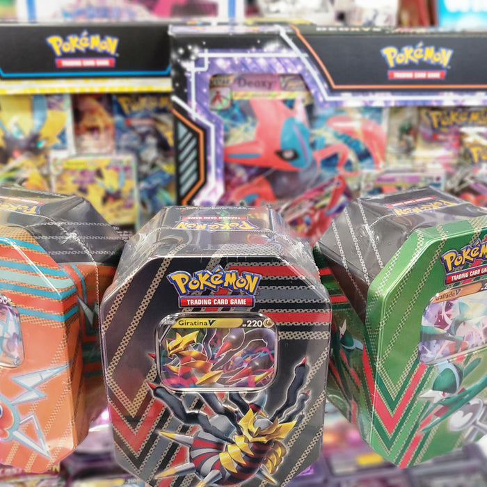 Pokémon New Vmax Bax and Hidden Potential Tins