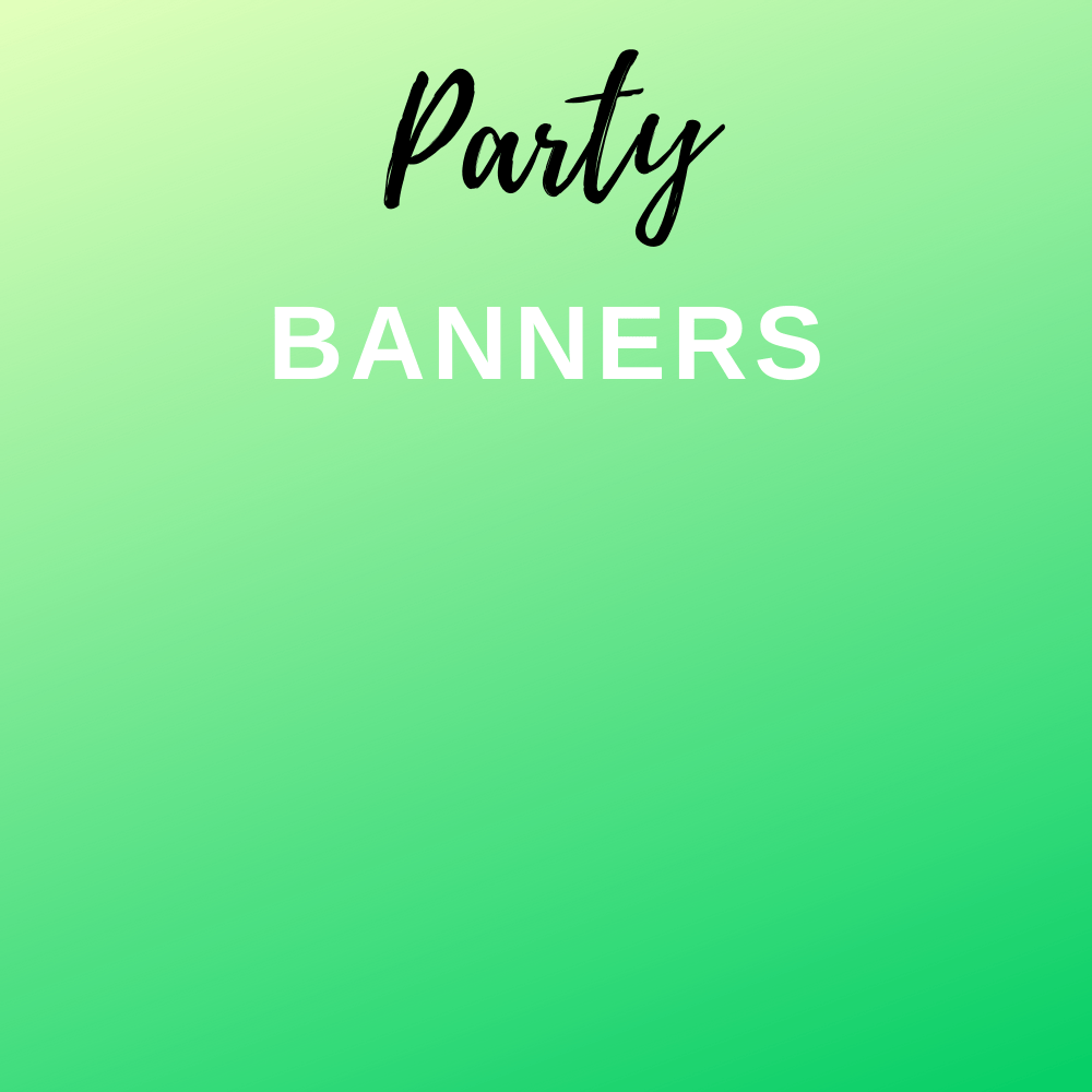 Banners & Bunting | Sweets 'n' Things