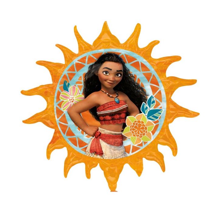 Disney Moana SuperShape Large Foil Balloon (Optional Helium Inflation)