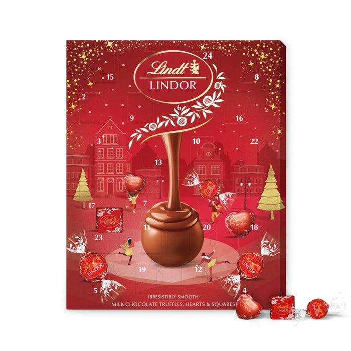 Lindt Lindor Milk Chocolate Advent Calendar 24 Days of Christmas Countdown