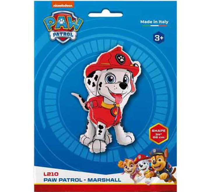 Paw Patrol Marshall SuperShape Helium Filled Foil Balloon - (Optional Helium Inflation)