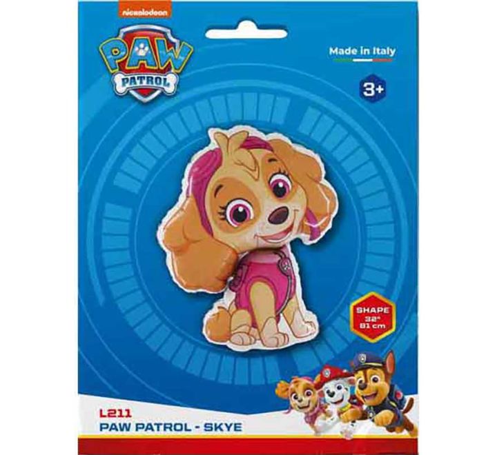 Paw Patrol Skye SuperShape Helium Filled Foil Balloon - (Optional Helium Inflation)