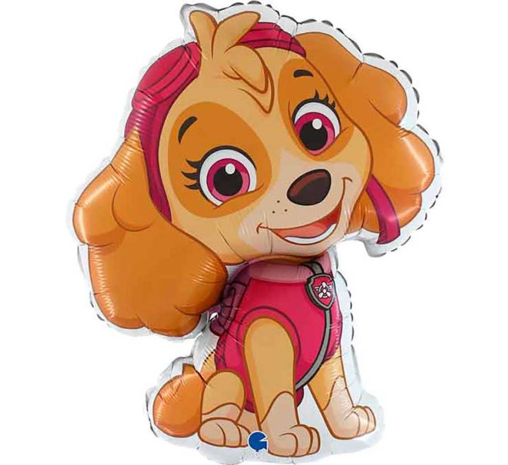 Paw Patrol Skye SuperShape Helium Filled Foil Balloon - (Optional Helium Inflation)