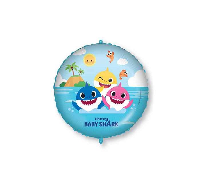 Baby Shark - 18" Foil Helium (Optional Helium Inflation)