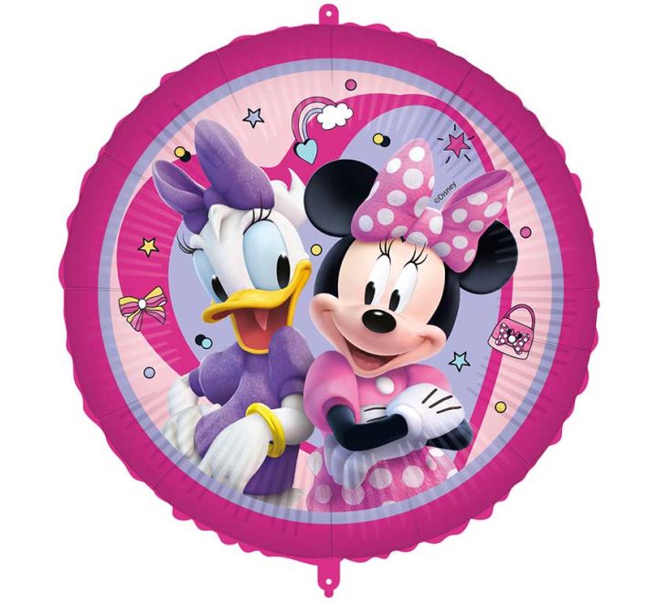 Minnie Mouse junior Balloon - 18" Foil Helium (Optional Helium Inflation)