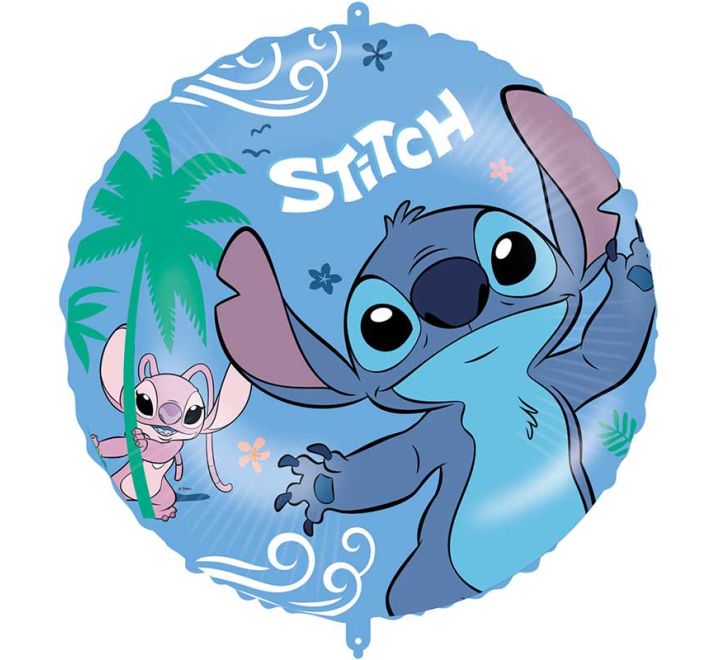 Disney Stitch Balloon - Foil Helium (Optional Helium Inflation)