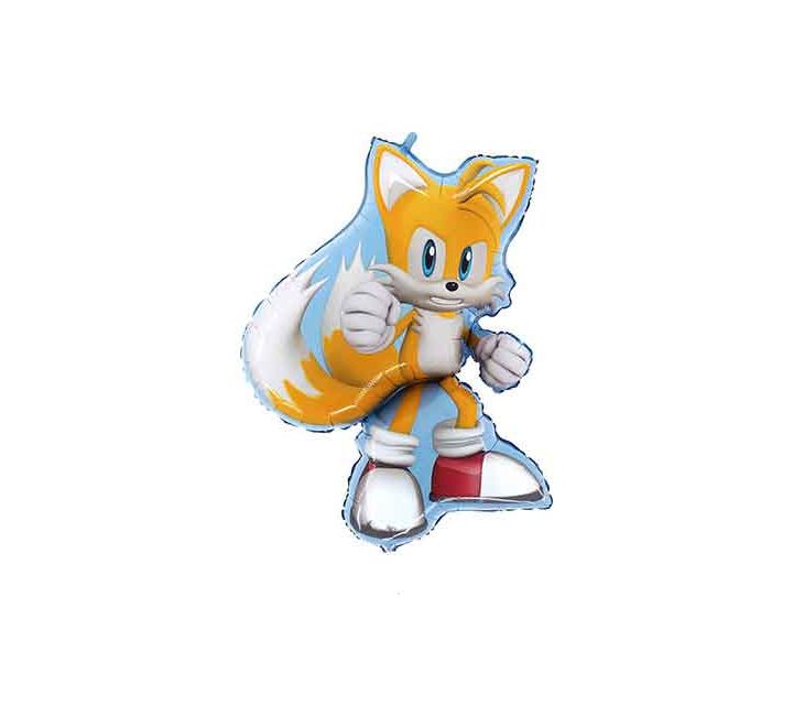 Tales - Sonic The Hedgehog Helium Filled Foil Balloon - 26" (Optional Helium Inflation)