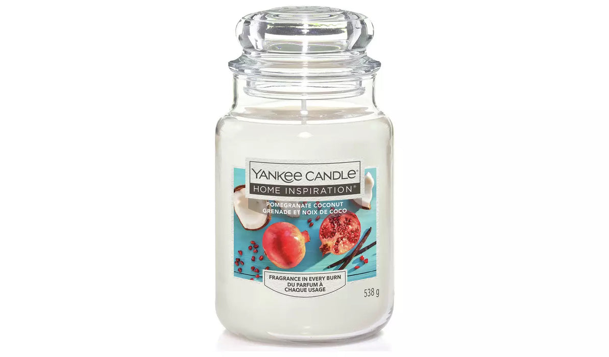 Yankee Pomegranate Coconut Large Jar Candle 538g