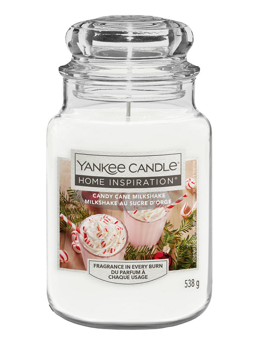 Yankee Candy Cane Milkshake Large Jar Candle 538g Home Inspirations