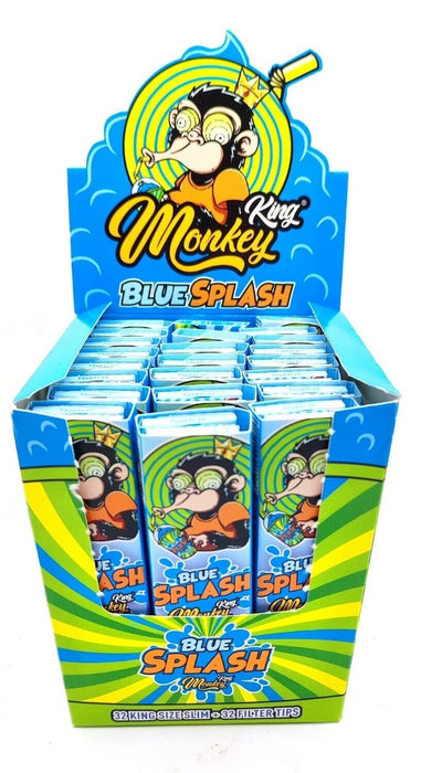 Monkey King Blue Splash Kingsize Papers & Tips