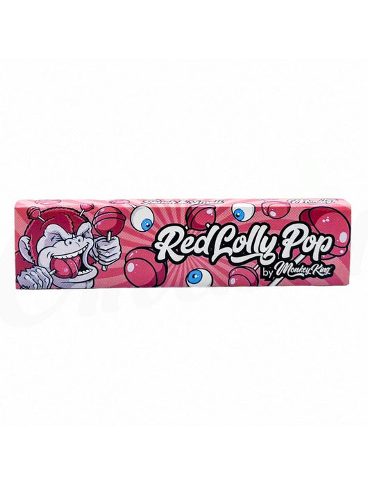 Monkey King Red Lolly Pop Kingsize Papers & Tips Cherry