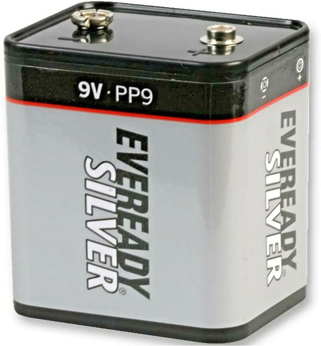 Eveready Silver PP9 Battery 9V 6F100, 276, S306, GP1603S, MN1603, RR9