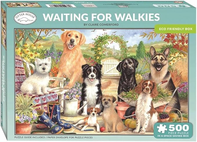 500 Piece Jigsaw Puzzle - Waiting for Walkies