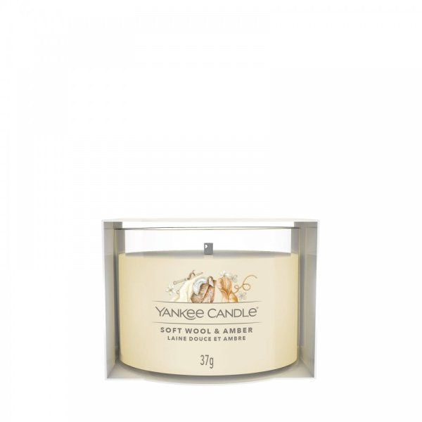 Yankee Soft Wool & Amber Signature Votive