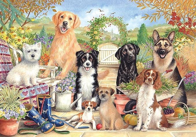 500 Piece Jigsaw Puzzle - Waiting for Walkies