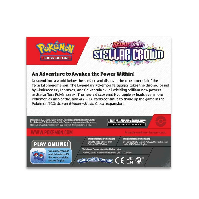 Pokémon TCG Scarlet and Violet 7 - Stellar Crown Booster Box