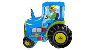 Farm Tractor Large Foil Balloons 30" (Optional Helium Inflation)