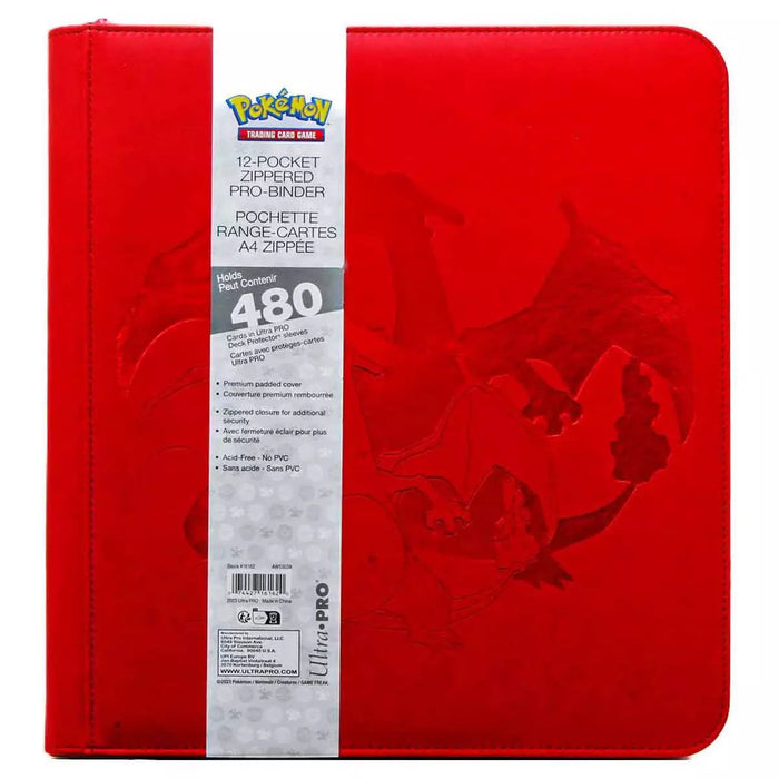 Charizard Pokemon Elite Series 9-Pocket Zippered Ultra Pro Folder