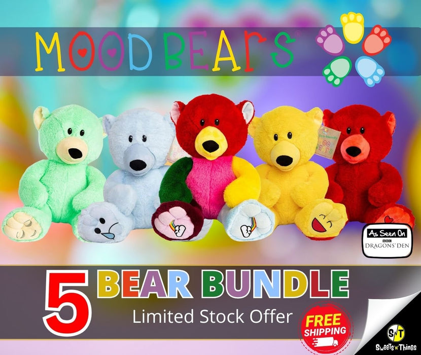 Mood Bears Bundle - 5 Large RRP £114.95 Only £50