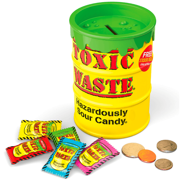 Toxic Waste Giant Yellow Original Money Bank 162g