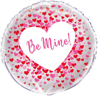 Be Mine Foil Balloon (Including Helium (Optional Helium Inflation)