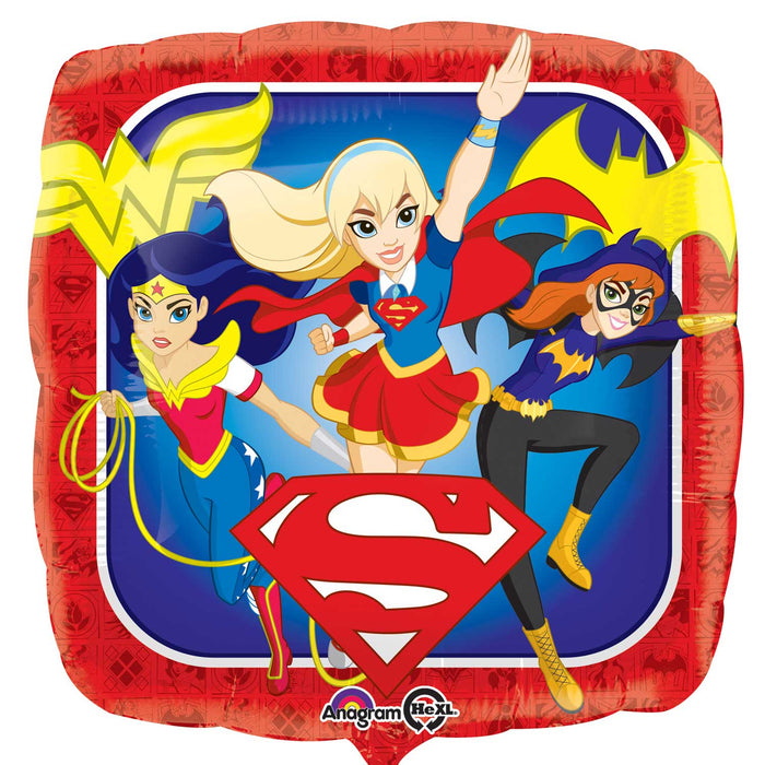 Super Hero Girls Helium Balloon (Optional Helium Inflation)