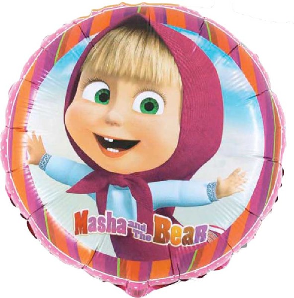 Masha And The Bear - Foil Helium Balloon (Optional Helium Inflation ...