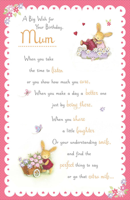 Birthday Mum Greeting Card From Gibson Core Line Conventional 536451 D527