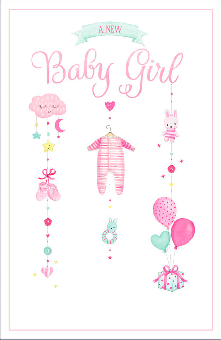 Birth Congrats Girl Greeting Card From Simply Precious Traditional 537220 B14163