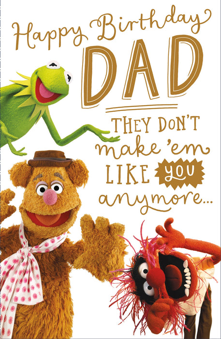 Birthday Dad Greeting Card From Disney Muppets Juvenile 626654 F648