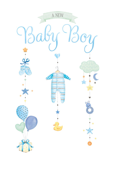 Birth Congrats Boy Greeting Card From Simply Precious Traditional 632269 B14164