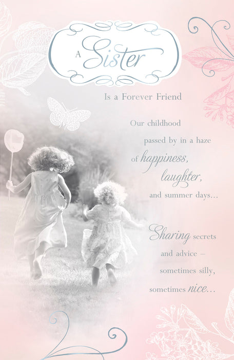 Birthday Sister Greeting Card From Butterflies & Dreams Traditional 632292 E1068