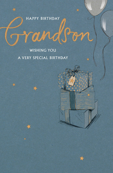 Birthday Grandson Greeting Card From Thinking Of You Core Line Conventional 659969 F15117