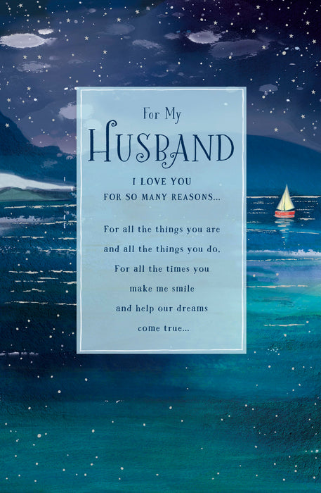 Birthday Husband Greeting Card From Thinking Of You Core Line Conventional 659971 G1074