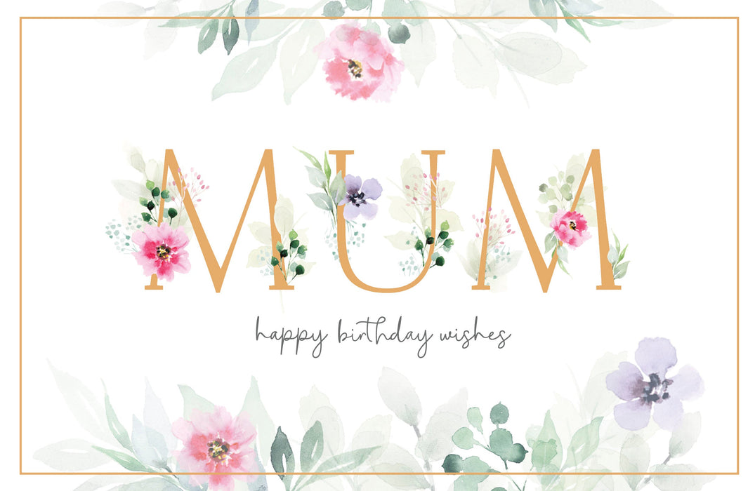 Birthday Mum Greeting Card From Gibson Core Line Conventional 661270 D1376