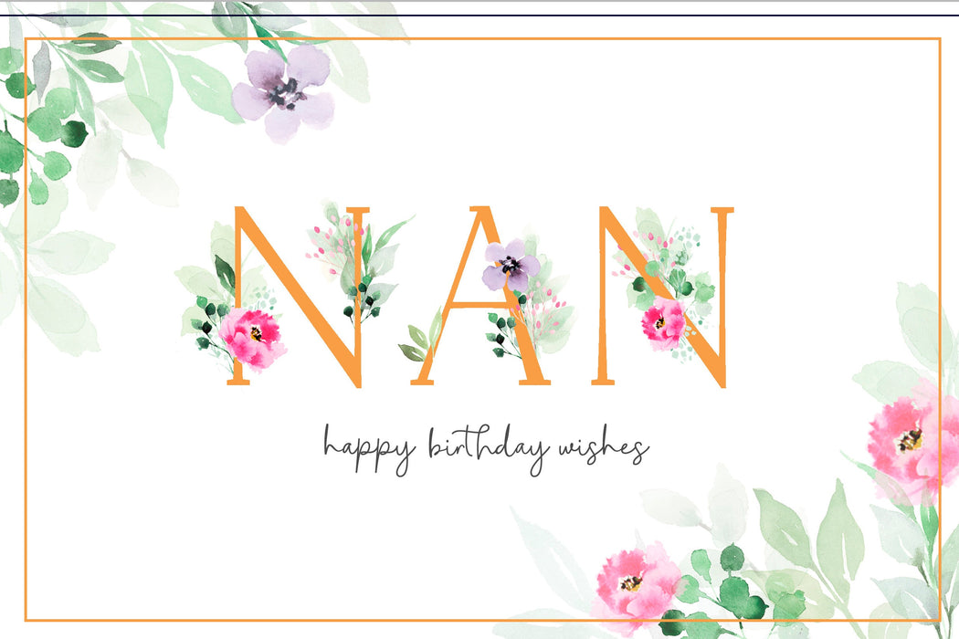 Birthday Nan Greeting Card From Simply Precious Traditional 661274 D635