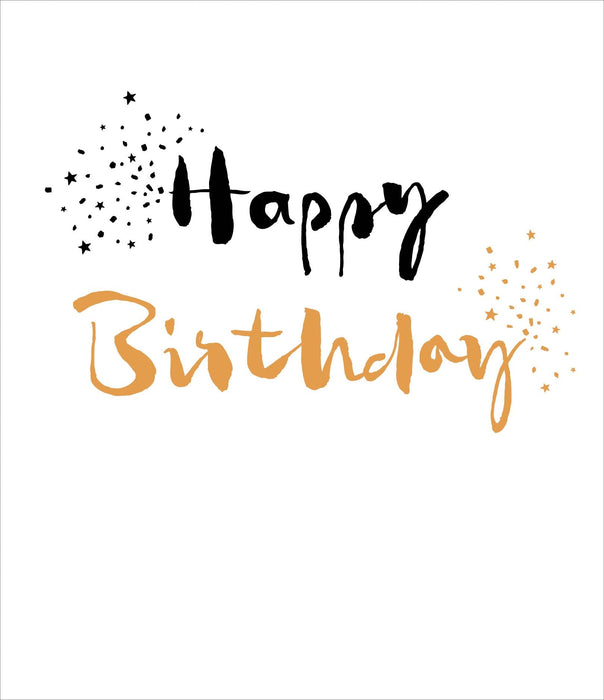 Birthday Greeting Card From Kindred Glitter & Gold Conventional 663735 SB1586