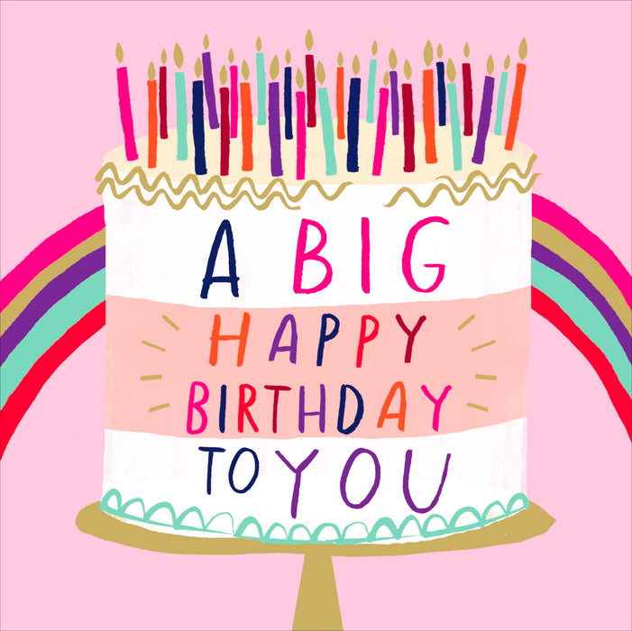 Birthday Greeting Card From Kindred Party Poppers Conventional 664514 SB1376