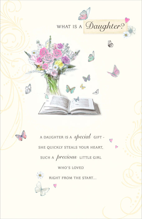 Open/What Is A Daughter Greeting Card From Word Portraits Traditional 667413 D953