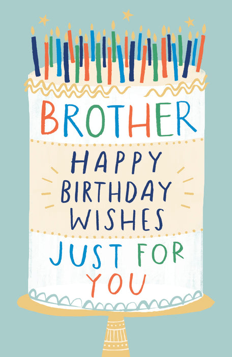 Birthday Brother Greeting Card From Gibson Core Line Conventional 669445 F1073