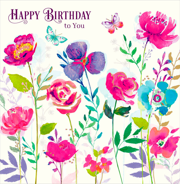 Birthday Greeting Card From Damson Noire Conventional 675236 SC12