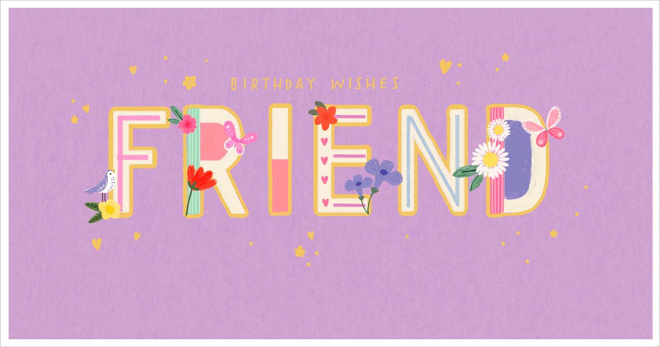 Birthday Friend Greeting Card From Gibson Core Line Conventional 679266 A1545