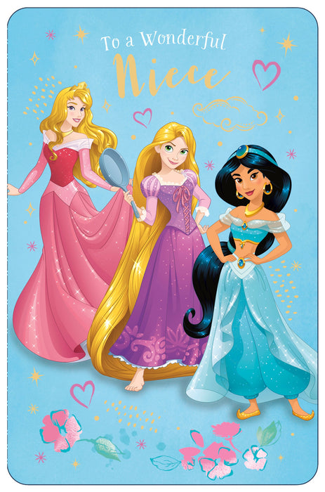 Birthday Niece Greeting Card From Disney Princess Juvenile 688867 E1495