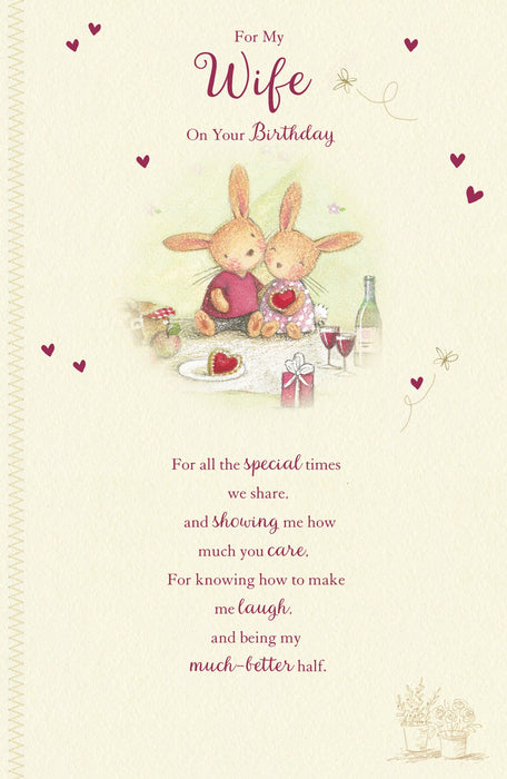 Birthday Wife Greeting Card From Cotton Tales Conventional 689075 D27