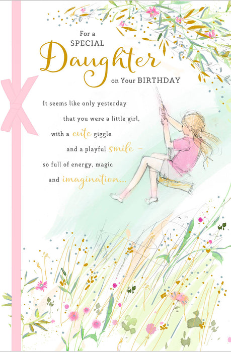 Birthday Daughter Greeting Card From Gibson Core Line Conventional 691624 D847