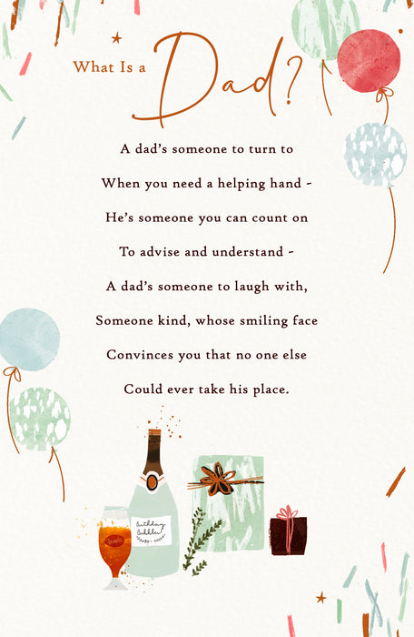 Birthday Dad Greeting Card From Gibson Core Line Conventional 691799 F756