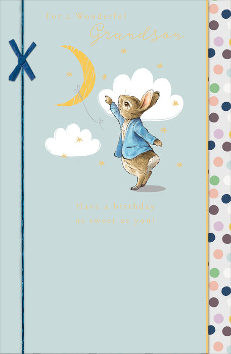 Birthday Grandson Greeting Card From Peter Rabbit Juvenile 695210 F13101