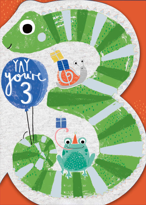 Birthday 3rd Boy Greeting Card From Watermark Core Line Conventional 735375 G536