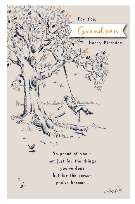 Birthday Grandson Greeting Card From Whistle Conventional 735440 F1078