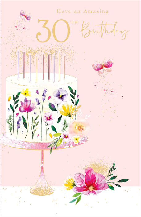 Birthday 30th Greeting Card From Gibson Core Line Conventional 736382 H427